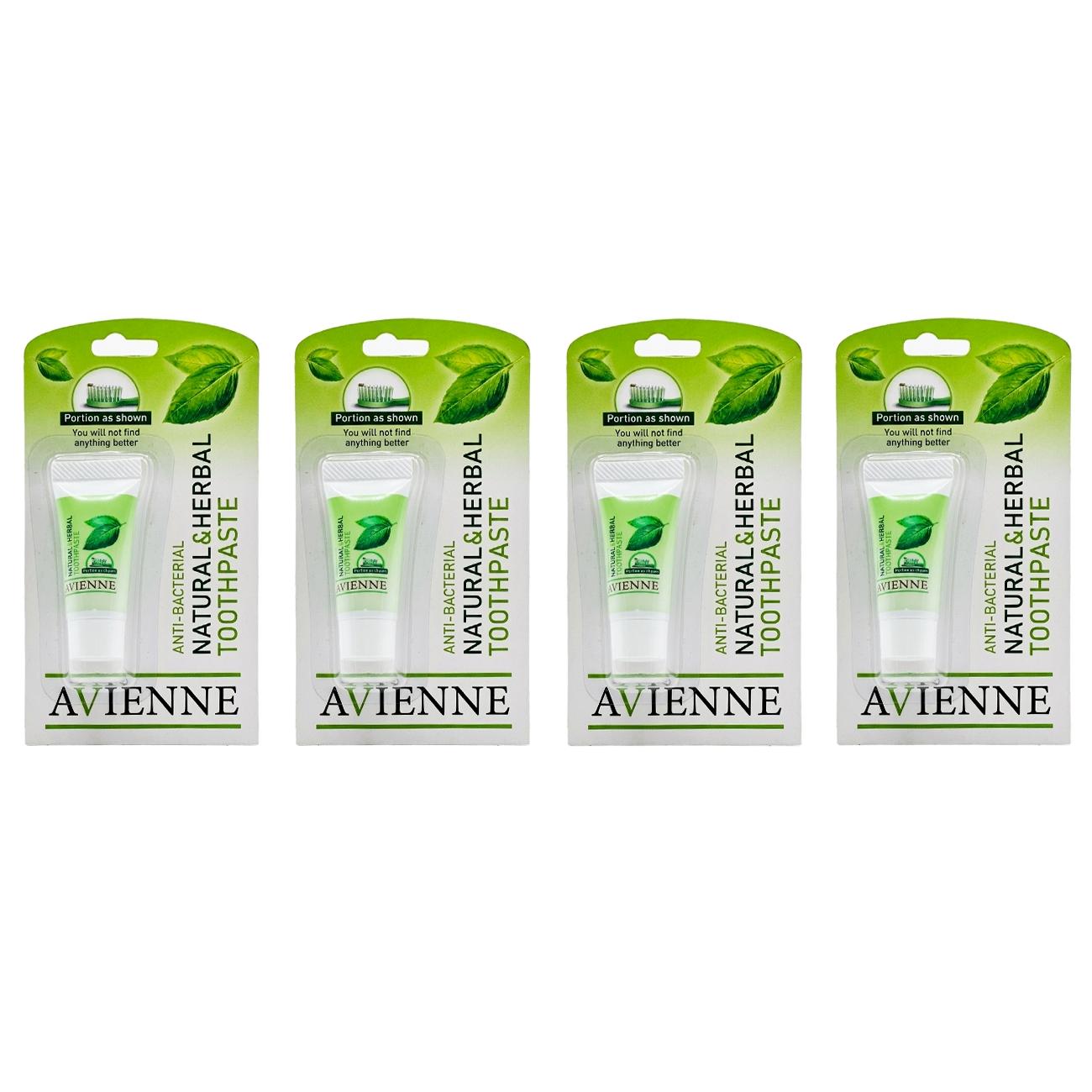 4 Avienne Natural Herbal Toothpaste ( Travel size)